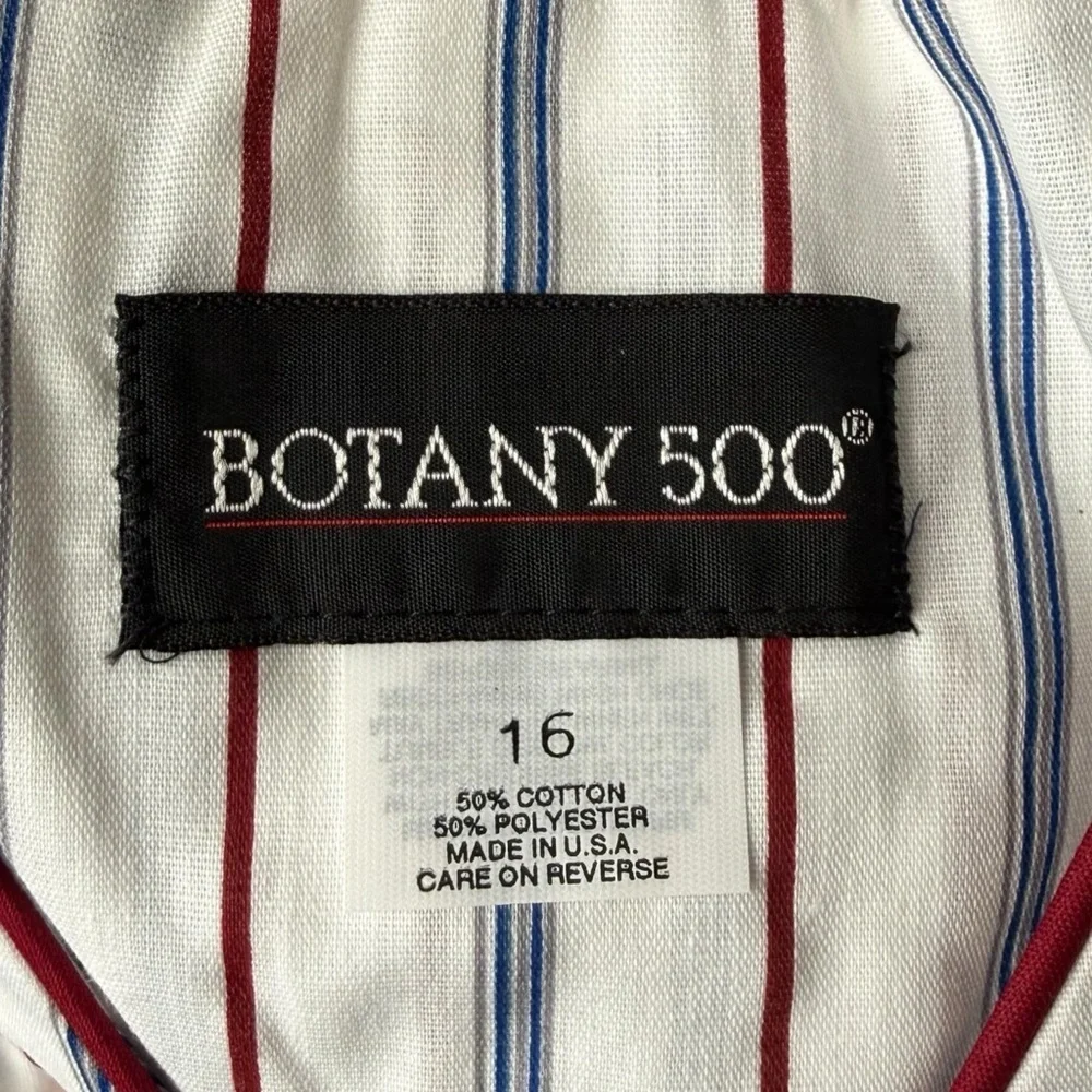 Vintage Botany 500 Boys/Kids Short‑Sleeve Stripe Lounge Pajama Set Size 16 NWT